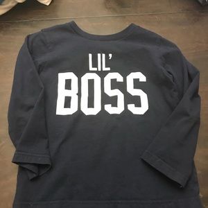 Lil’ Boss long sleeve size 4t